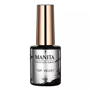 MANITA Топ вельветовый без липкого слоя для гель-лака TOP VELVET 10
