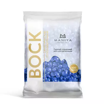 MANITA Воск для депиляции в гранулах синтетический Сапфир