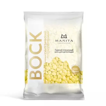 MANITA Воск для депиляции в гранулах синтетический Лимон