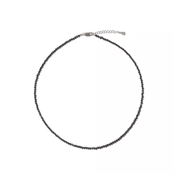 MAOMI Чокер из чёрной шпинели "LINE"