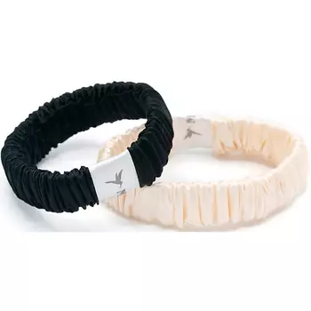 MAOMI Комплект резинок для волос из натурального шёлка "DUO-15х15"