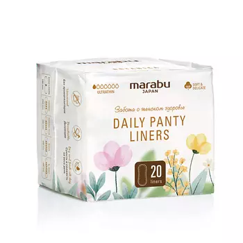 MARABU Прокладки ежедневные женские гигиенические 20.0