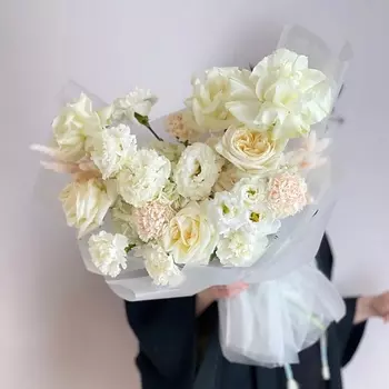 MARIMAY «Кремовая нега» - французская пастель с пионовидными розами