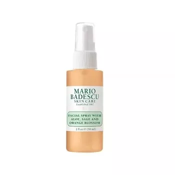 MARIO BADESCU Спрей для лица с экстрактом алоэ шалфеем и экстрактом апельсина Facial Spray With Aloe Sage And Orange Blossom