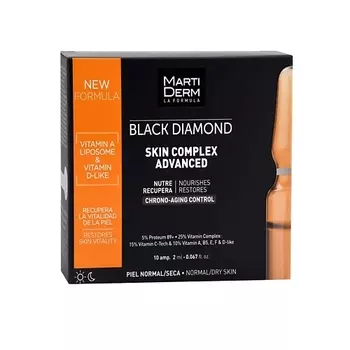 MARTIDERM Блэк Даймонд Ампулы «Скин Комплекс ADVANCED» 10.0
