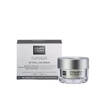 MARTIDERM Матирующий антивозрастной крем Platinum GF VitalAge