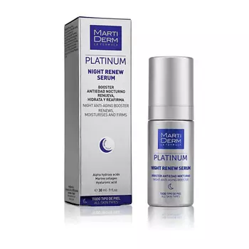 MARTIDERM Обновляющая ночная сыворотка Platinum Night Renew Serum