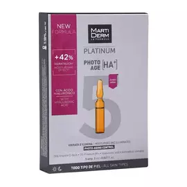 MARTIDERM Платинум Ампулы "Коррекция фотостарения Гиалуроновая кислота +"