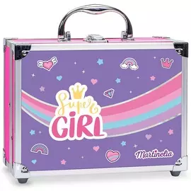 MARTINELIA Набор детской косметики в бьюти кейсе Super girl