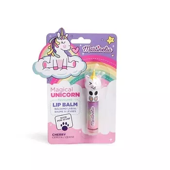 MARTINELIA Бальзам для губ с печатью "Единорог " , вишня