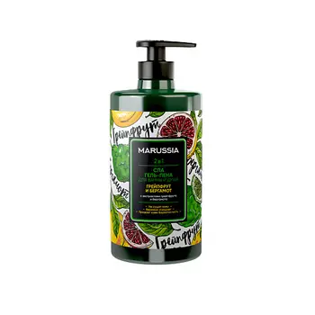 MARUSSIA Гель-пена для душа "Грейпфрут и Бергамот" 460.0