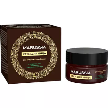 MARUSSIA Крем для лица с экстрактами алоэ, коллагеном для чувствительной кожи 75