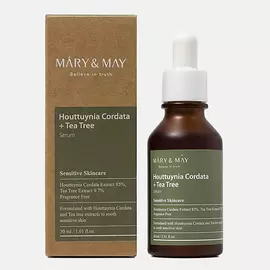 MARY&amp;MAY Сыворотка против акне и воспалений Houttuynia Cordata + Tea Tree Serum