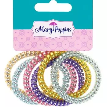 MARY POPPINS Набор резинок для волос "Пружинка тонкая"