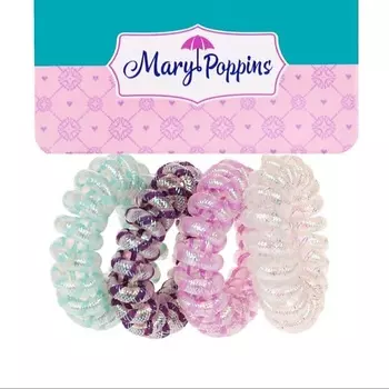 MARY POPPINS Набор резинок для волос "Пружинка"