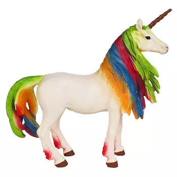 MASAI MARA Белый единорог с радужной гривой