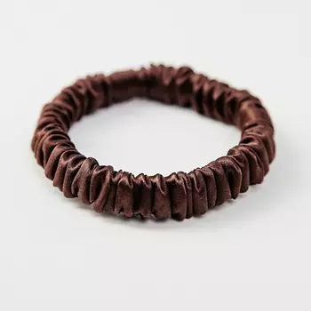 MASHERI Шелковая резинка для волос узкая