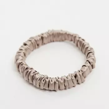 MASHERI Шелковая резинка для волос узкая