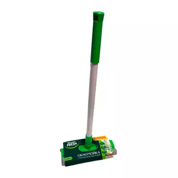 MASTER FRESH Окномойка с телескопической ручкой 3в1 (губка, салфетка, скребок)