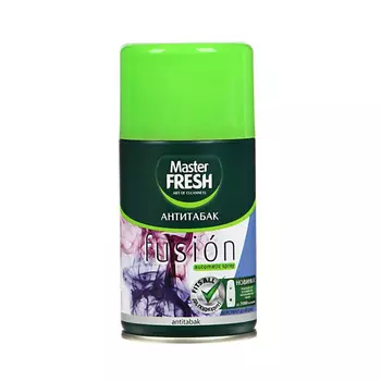 MASTER FRESH Сменный баллон освежителя воздуха Fusion Антитабак 250