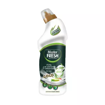 MASTER FRESH Средство для мытья сантехники и унитазов без хлора GOLD 750