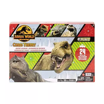 MATTEL Адвент-календарь Теория хаоса с фигурками динозавров и аксессуарами 1.0