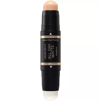 MAX FACTOR Стик для лица Тональная основа и контроль блеска 2в1 FACEFINITY
