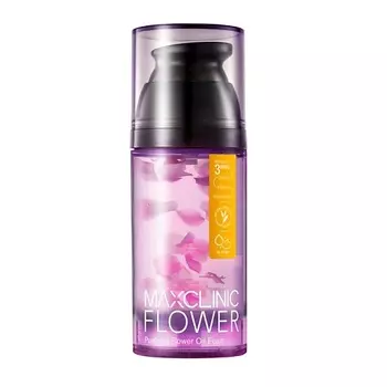 MAXCLINIC Масло-пенка гидрофильное для умывания с 15 экстрактами цветов Purifying Flower Oil Foam