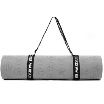 MAXISCOO Коврик с Ремешком для Йоги и Фитнеса,8 мм