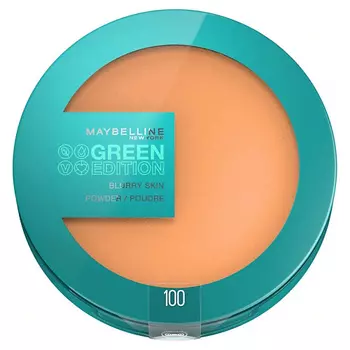 MAYBELLINE NEW YORK MAYBELLINE Компактная пудра Green Edition Blurry Skin Powder
