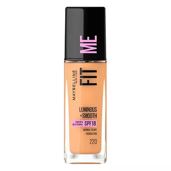 MAYBELLINE NEW YORK MAYBELLINE Тональный крем Fit Me! Luminous + Smooth SPF 18