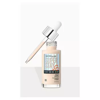 MAYBELLINE NEW YORK MAYBELLINE Тональный тинт-сыворотка Super Stay Skin Tint + Vitamin C