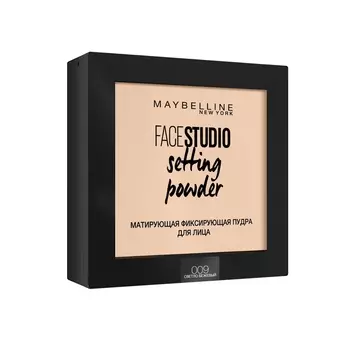 MAYBELLINE NEW YORK Пудра для лица "FACESTUDIO Setting Powder", матирующая фиксирующая