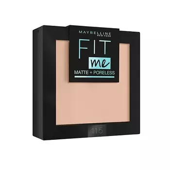 MAYBELLINE NEW YORK Пудра для лица "Fit Me", матирующая, скрывающая поры