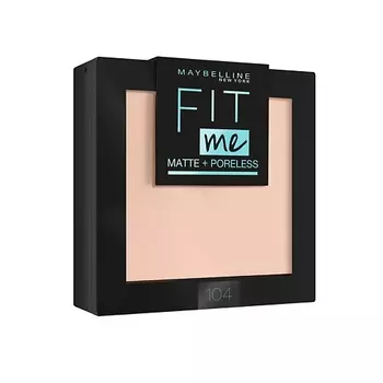 MAYBELLINE NEW YORK Пудра для лица "Fit Me", матирующая, скрывающая поры