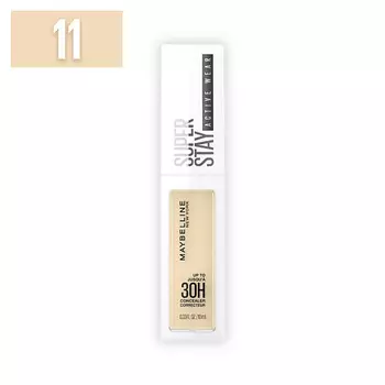 MAYBELLINE NEW YORK Стойкий консилер для лица "Super Stay Active Wear 30Ч"