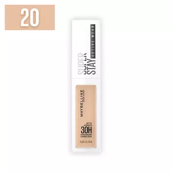 MAYBELLINE NEW YORK Стойкий консилер для лица "Super Stay Active Wear 30Ч"