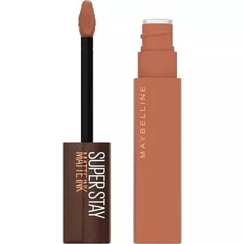 MAYBELLINE NEW YORK Суперстойкая жидкая матовая помада для губ "Super Stay Matte Ink" Coffee Collection