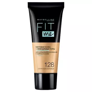 MAYBELLINE NEW YORK Тональный крем для лица "Fit Me", матирующий, скрывающий поры