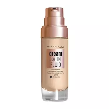 MAYBELLINE NEW YORK Тональный крем-флюид для лица "Dream Satin Fluid"