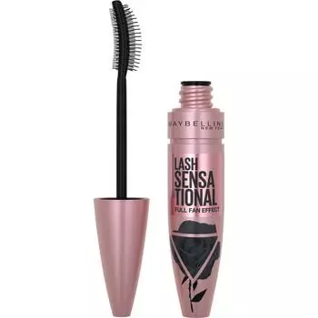 MAYBELLINE NEW YORK Тушь для ресниц "Lash Sensational" Веерный объем, Полуночный черный