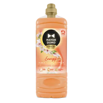 MAYORDOMO Концентрированный парфюмированный кондиционер ENERGY с ароматом ЦВЕТОВ АПЕЛЬСИНА и МАГНОЛИ