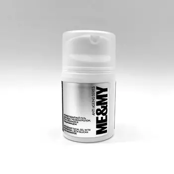 ME&MY Антиоксидантный гель для лица с ресвератролом, бета-глюканом и ниацинамидом 30.0