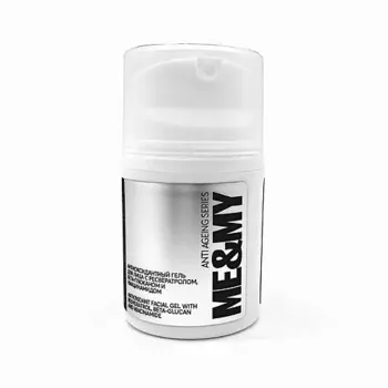 ME&MY Антиоксидантный гель для лица с ресвератролом, бета-глюканом и ниацинамидом