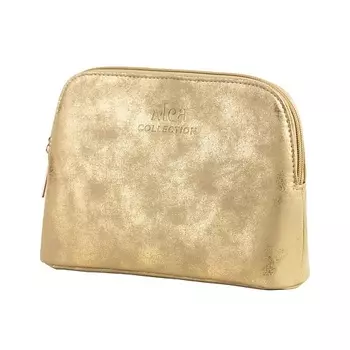 MEA МЕА Косметичка велюровая золотая