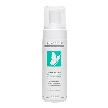 Medical Collagene 3D Очищающая пенка для жирной кожи SEBO NORM