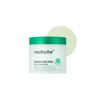 MEDICUBE Cалфетки для мгновенного успокоенияSuper Cica Soothing Toner Pads