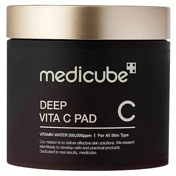 MEDICUBE Осветляющие и тонизирующие подушечки mit Vitamin C Deep Vita C Pad