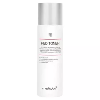 MEDICUBE Отшелушивающий тоник Skin tonic for sensitive and problematic skin Red Toner 2.0