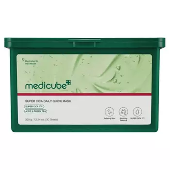 MEDICUBE Успокаивающая маска для лица с центеллой Super Cica Soothing
